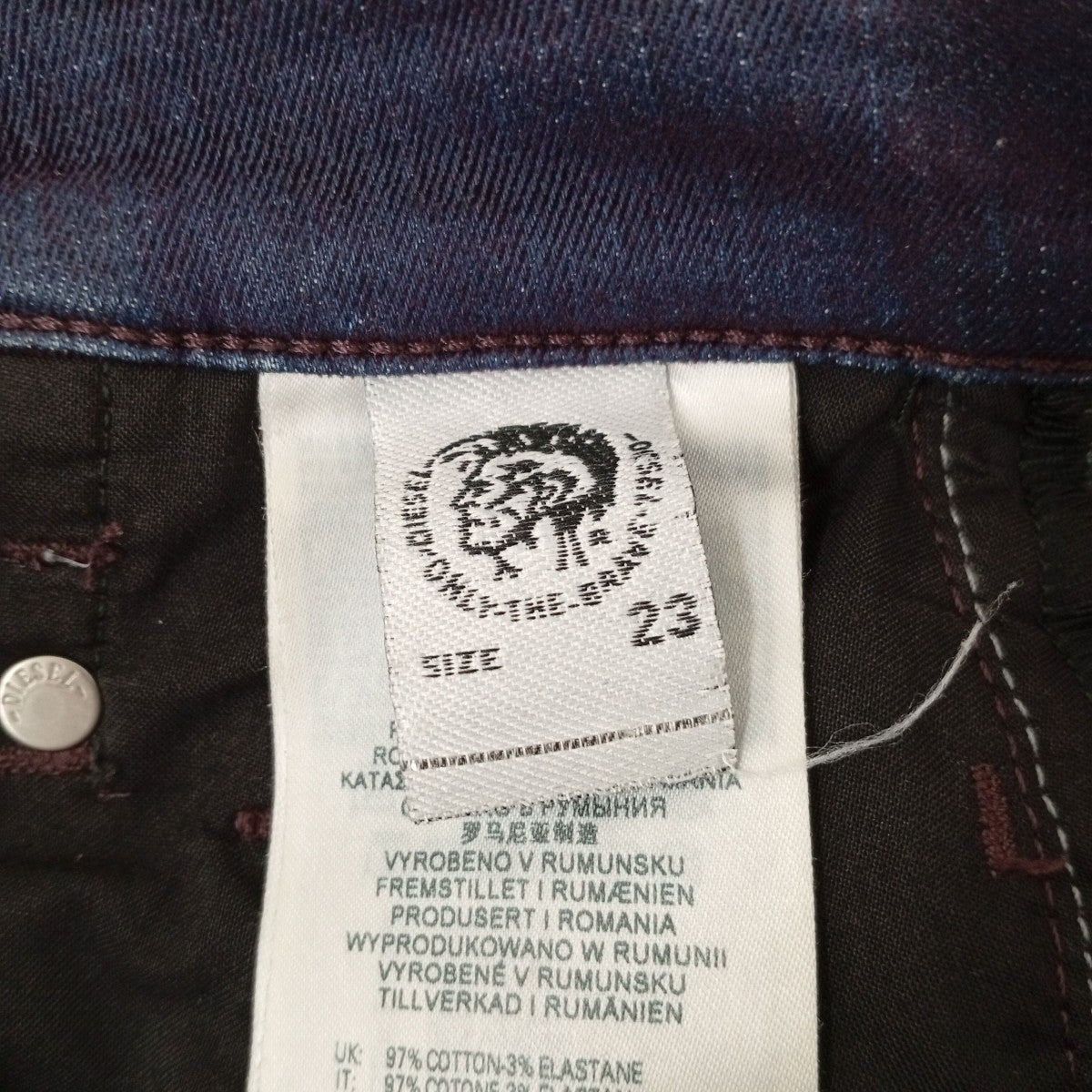 DIESEL D-FAYZAデニムパンツ069RQ 古着・中古-8枚目のアイテム画像