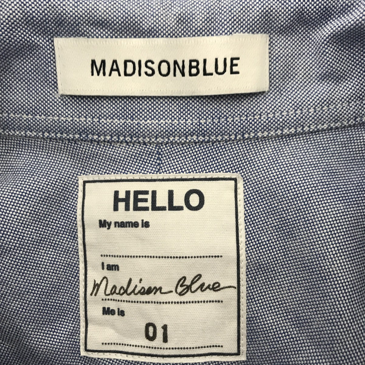 MADISON BLUE J．BRADLEY LONGSLEEVE SHIRTオックスフォードBDシャツMB999-5010 古着・中古-3枚目のアイテム画像