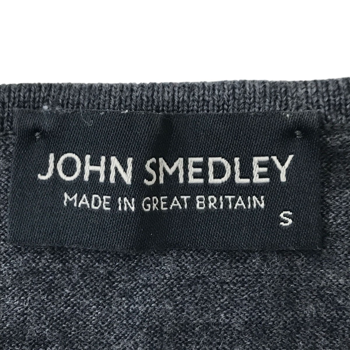 JOHN SMEDLEY Vネックニット 古着・中古-3枚目のアイテム画像