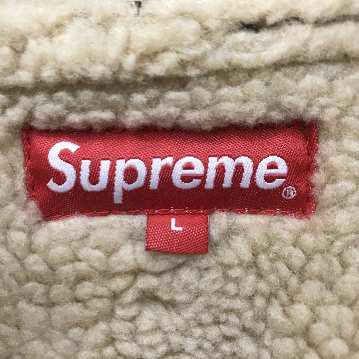Supreme(シュプリーム) 23SSFaux Shearling Hoodedジャケット ブラウン