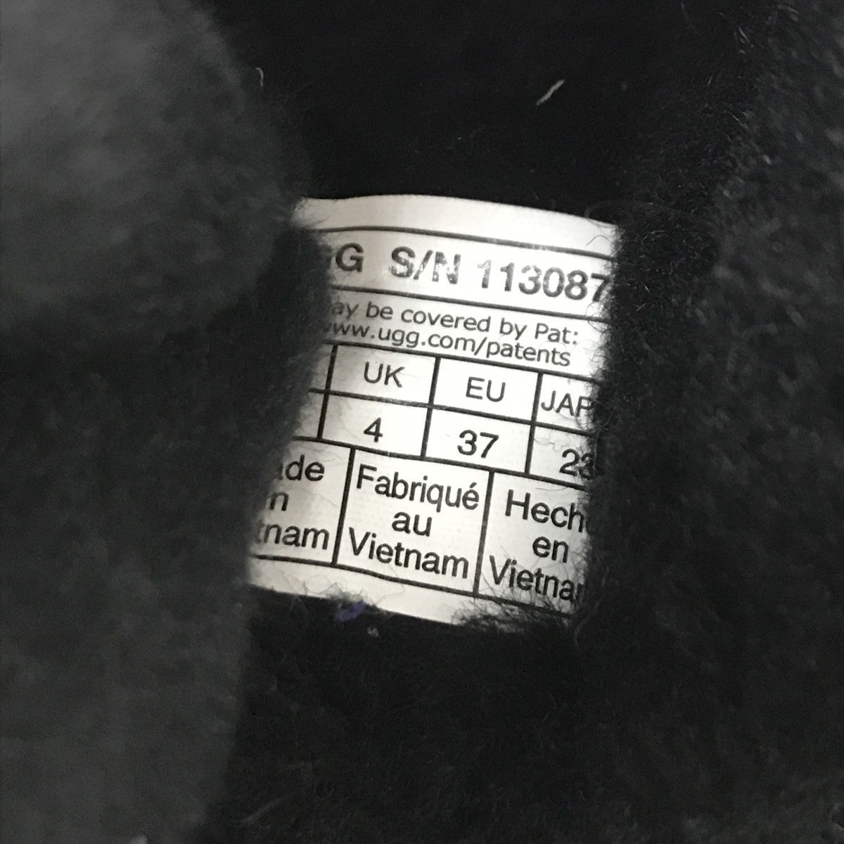 UGG Disco Checks Slideファーサンダル1130877 古着・中古-8枚目のアイテム画像