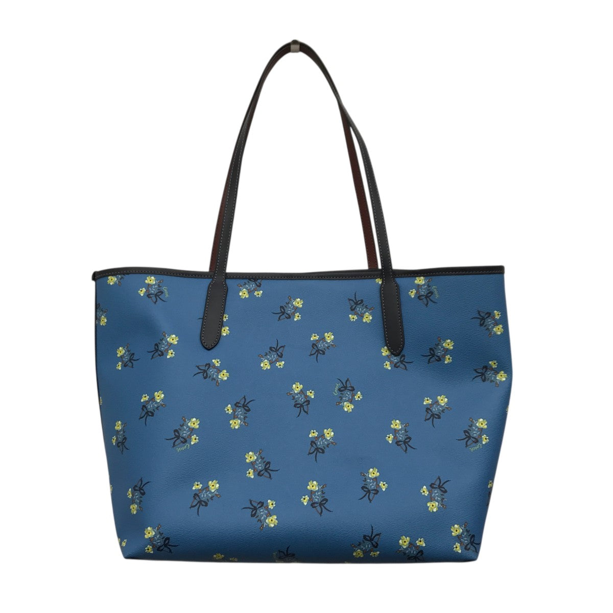 【美品】 COACH コーチ ラフィア トートバッグ ネイビー フラワー A4 COACH(コーチ) 花柄トートバッグC7273 C7273 ブルー｜【公式】カインド