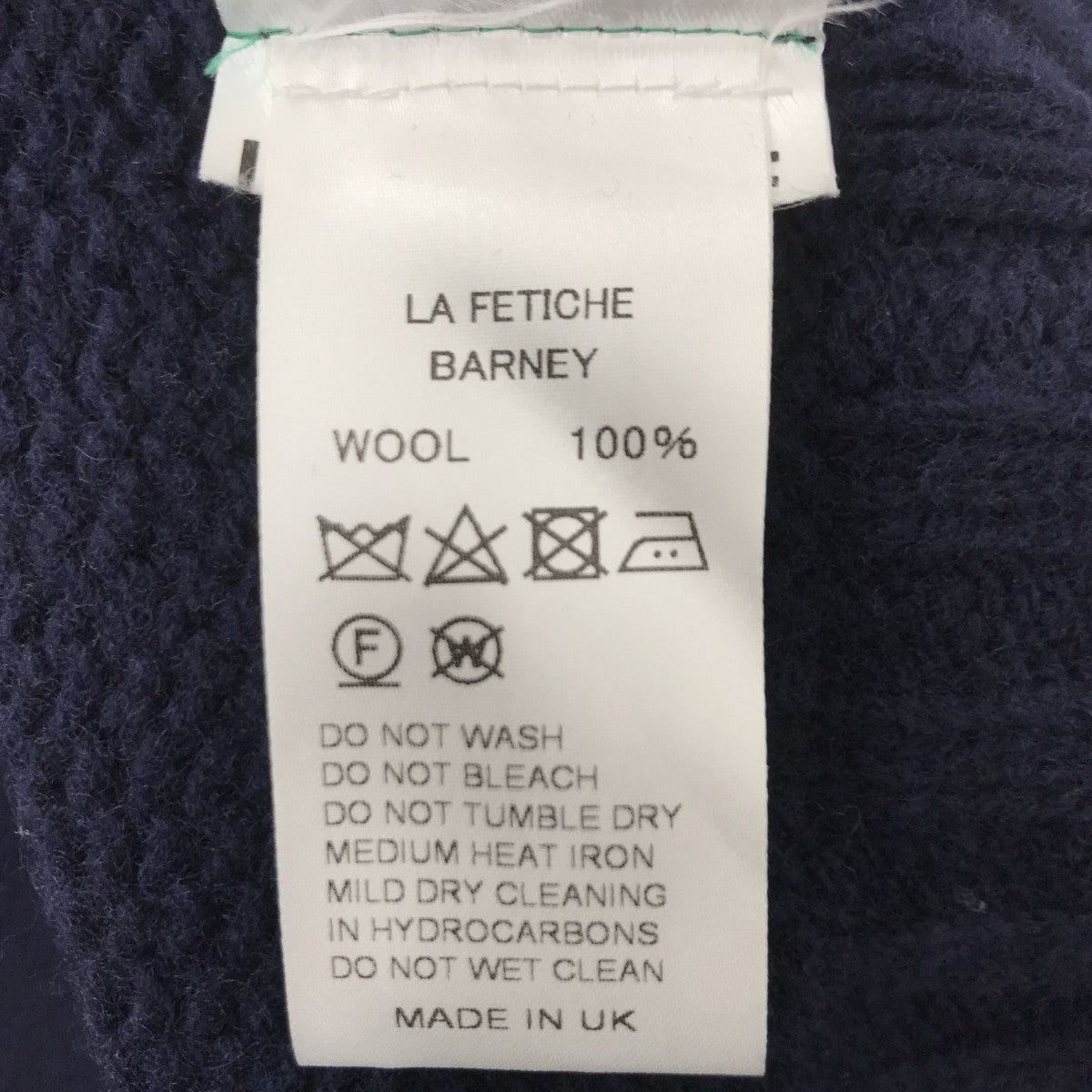 BARNEY ハンドステッチニット