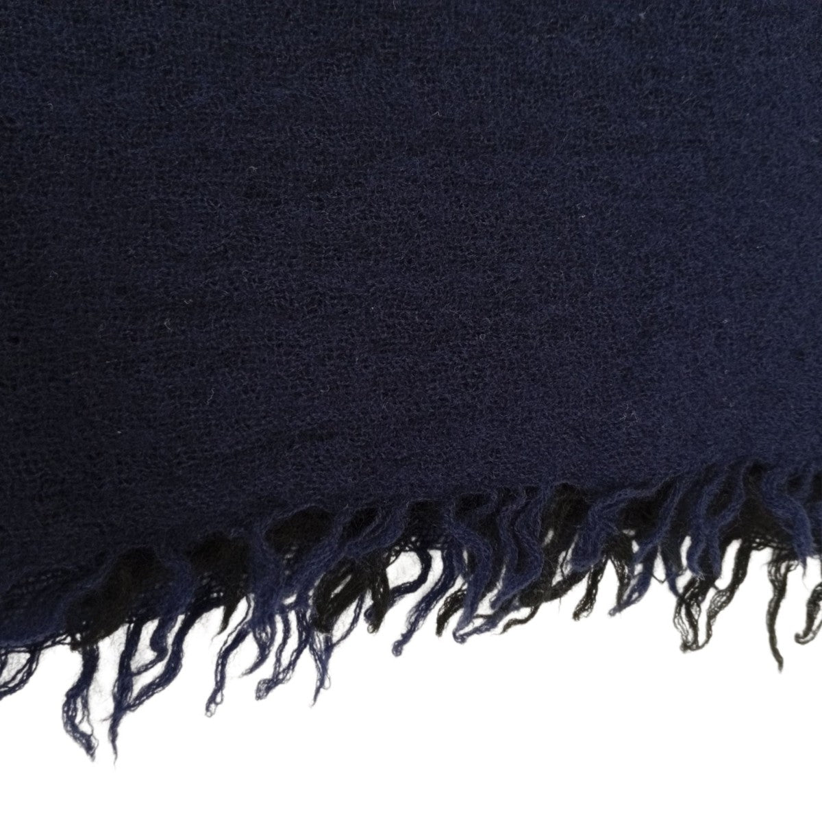 Yohji Yamamoto pour homme 17AWMU-ウールガーゼニードルパンチストールHK-L04-164 古着・中古-5枚目のアイテム画像