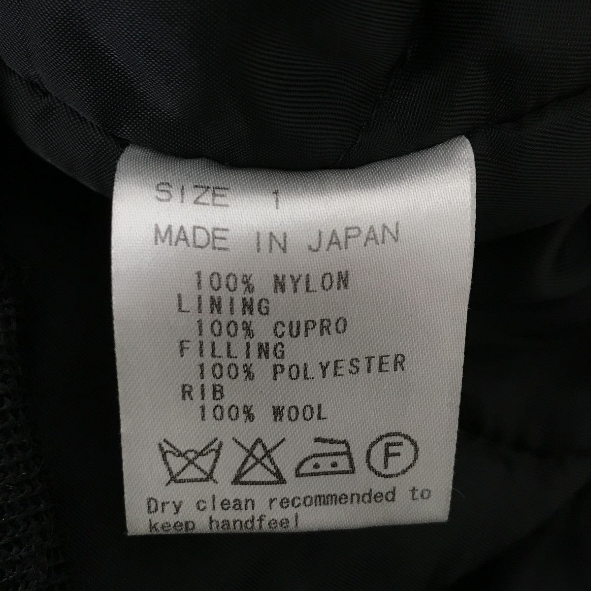 NO COLLAR FLIGHT JACKETジャケットM15C-05BL01C