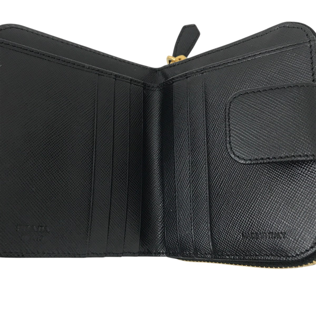 PRADA SAFFIANO METAL NERO財布1M0522 古着・中古-5枚目のアイテム画像