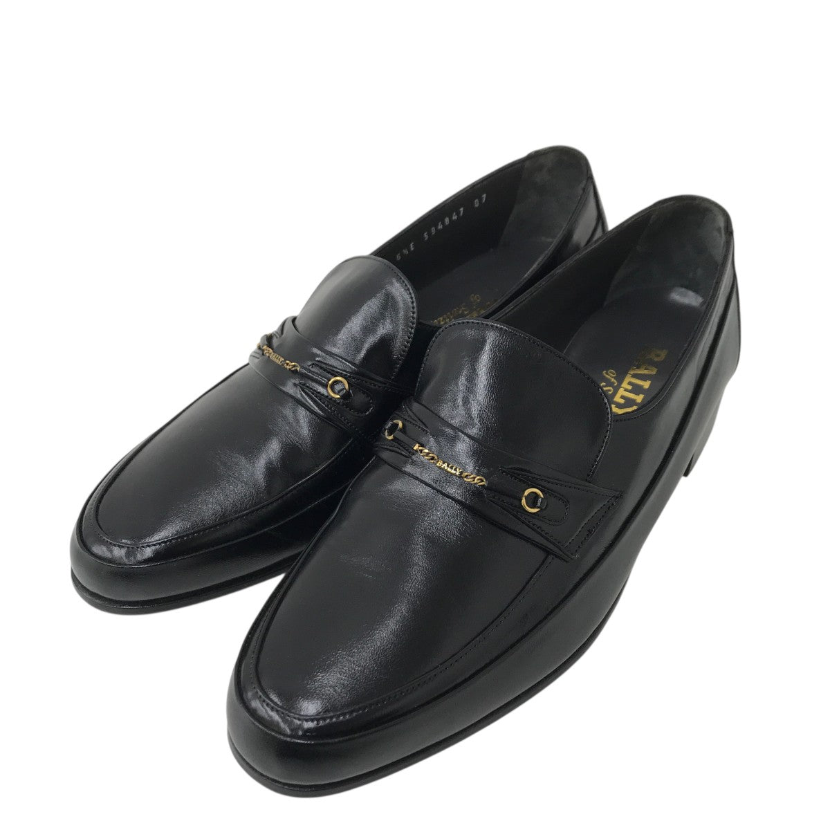 BALLY チェーンモチーフビットローファー594847 古着・中古-1枚目のアイテム画像