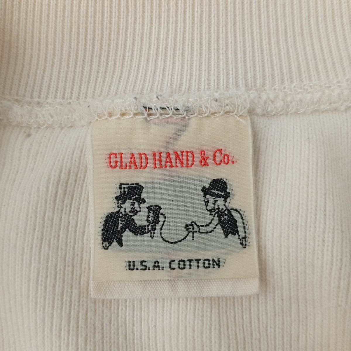 GLAD HAND ヘンリーネックカットソー 古着・中古-3枚目のアイテム画像