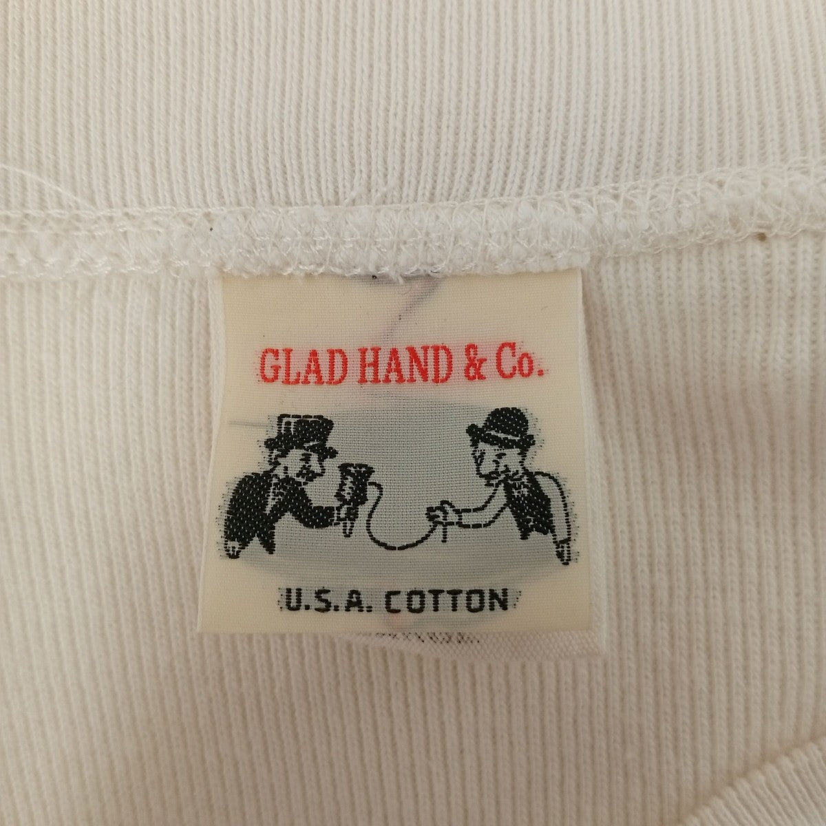 GLAD HAND ヘンリーネックカットソー 古着・中古-3枚目のアイテム画像