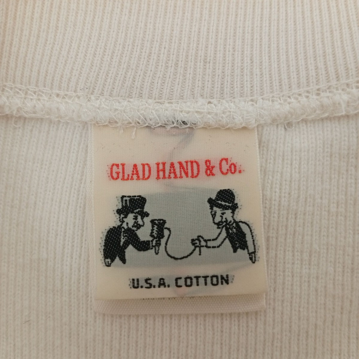 GLAD HAND ヘンリーネックカットソー 古着・中古-3枚目のアイテム画像
