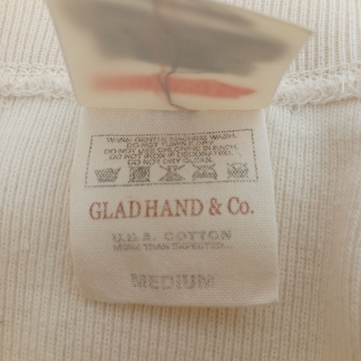 GLAD HAND ヘンリーネックカットソー 古着・中古-4枚目のアイテム画像