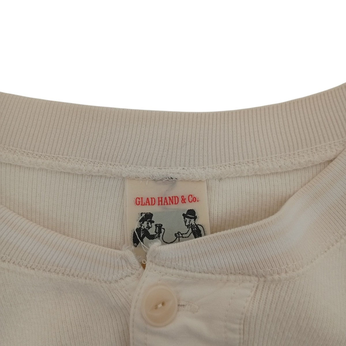 GLAD HAND ヘンリーネックカットソー 古着・中古-5枚目のアイテム画像
