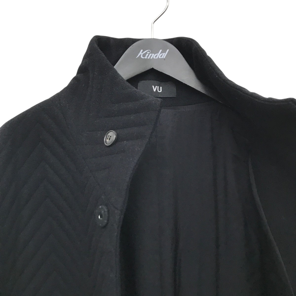 VU Herringbone quilt coatコートvu-a12-c14 古着・中古-6枚目のアイテム画像