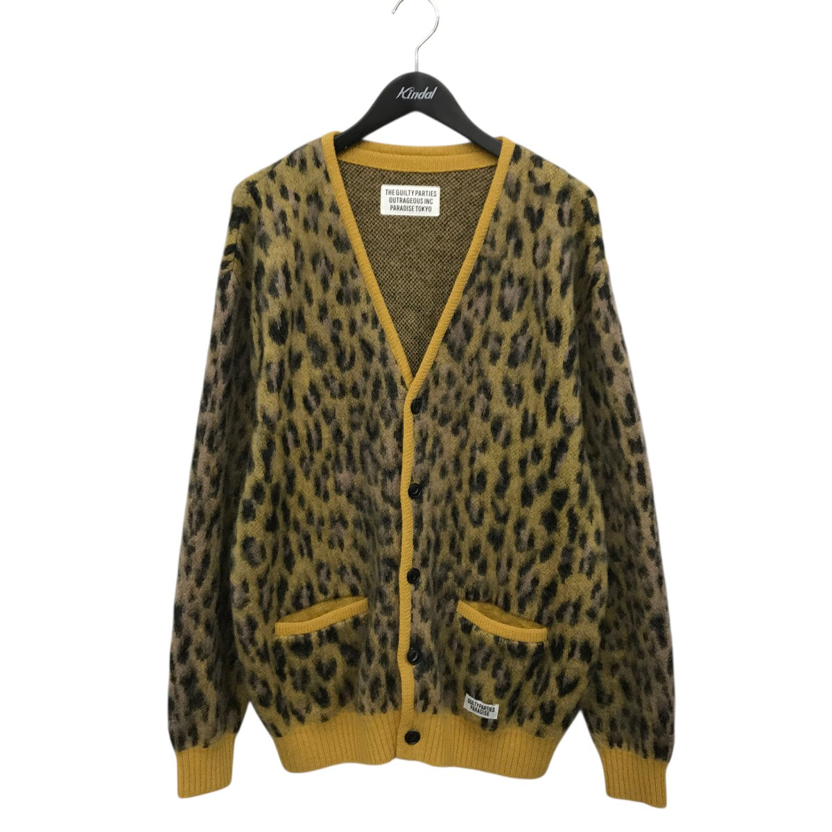 LEOPARD MOHAIR CARDIGANカーディガン22FW-WMK-KN11
