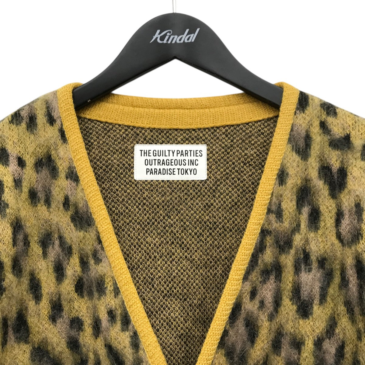 LEOPARD MOHAIR CARDIGANカーディガン22FW-WMK-KN11