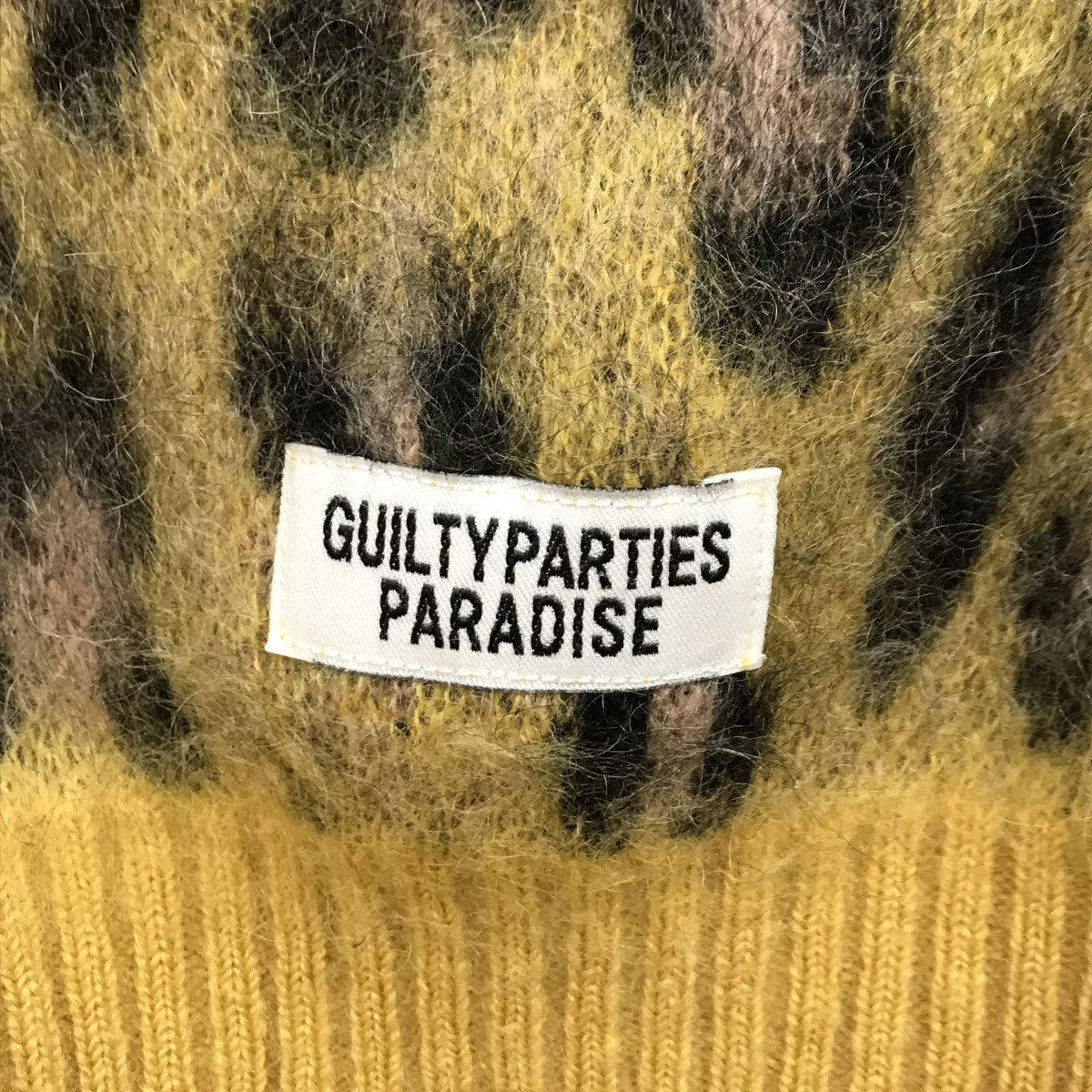 LEOPARD MOHAIR CARDIGANカーディガン22FW-WMK-KN11