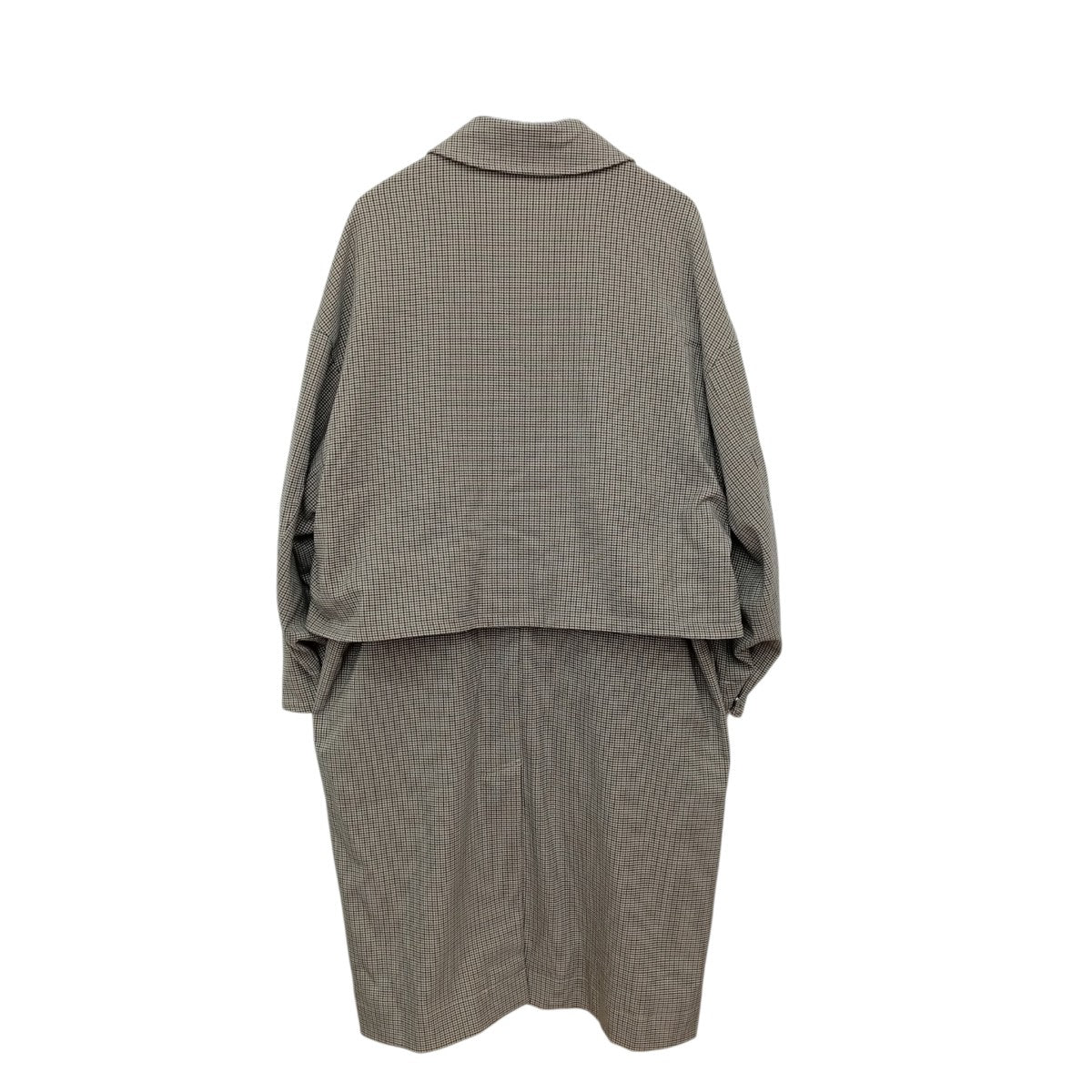 3WAY BAL COLLAR SHARE COATハウンドトゥースコートYK19SS0019C