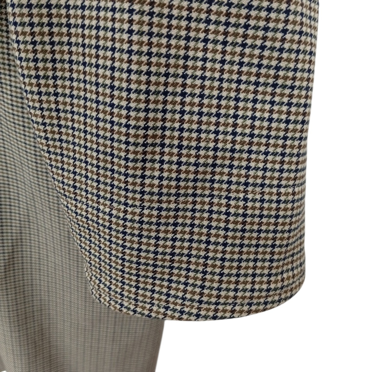 3WAY BAL COLLAR SHARE COATハウンドトゥースコートYK19SS0019C