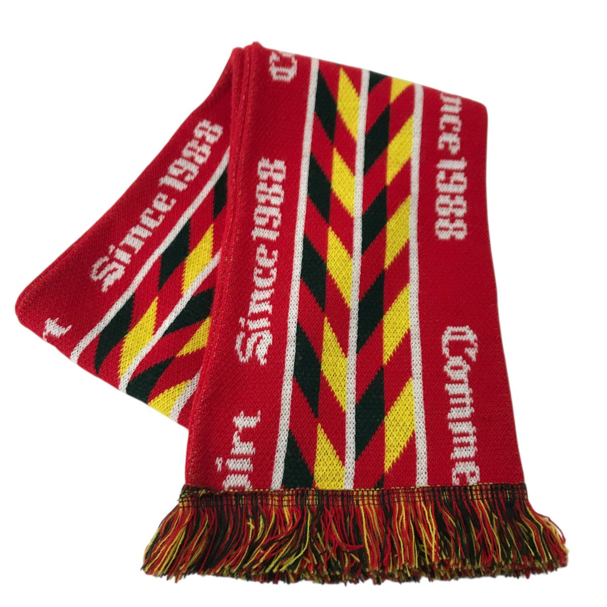 knitted jacquard acrylic football scarvesマフラーFP-K402