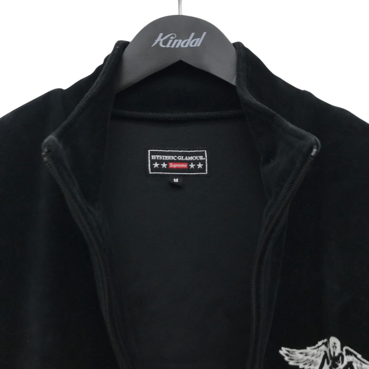 Supreme×Hysteric Glamour 21SSベロアトラックジャケット 古着・中古-5枚目のアイテム画像