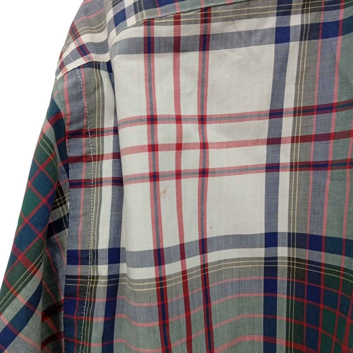 RALPH LAUREN(ラルフローレン) ワンポイントチェックBDシャツ グレー