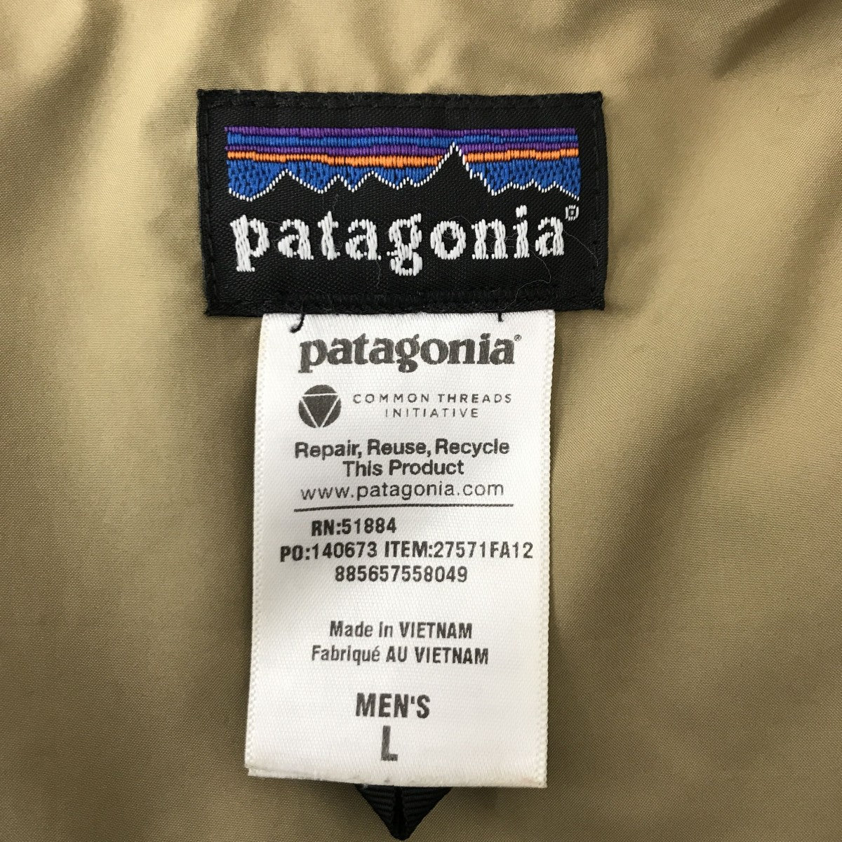 ダウンベスト27571FA12