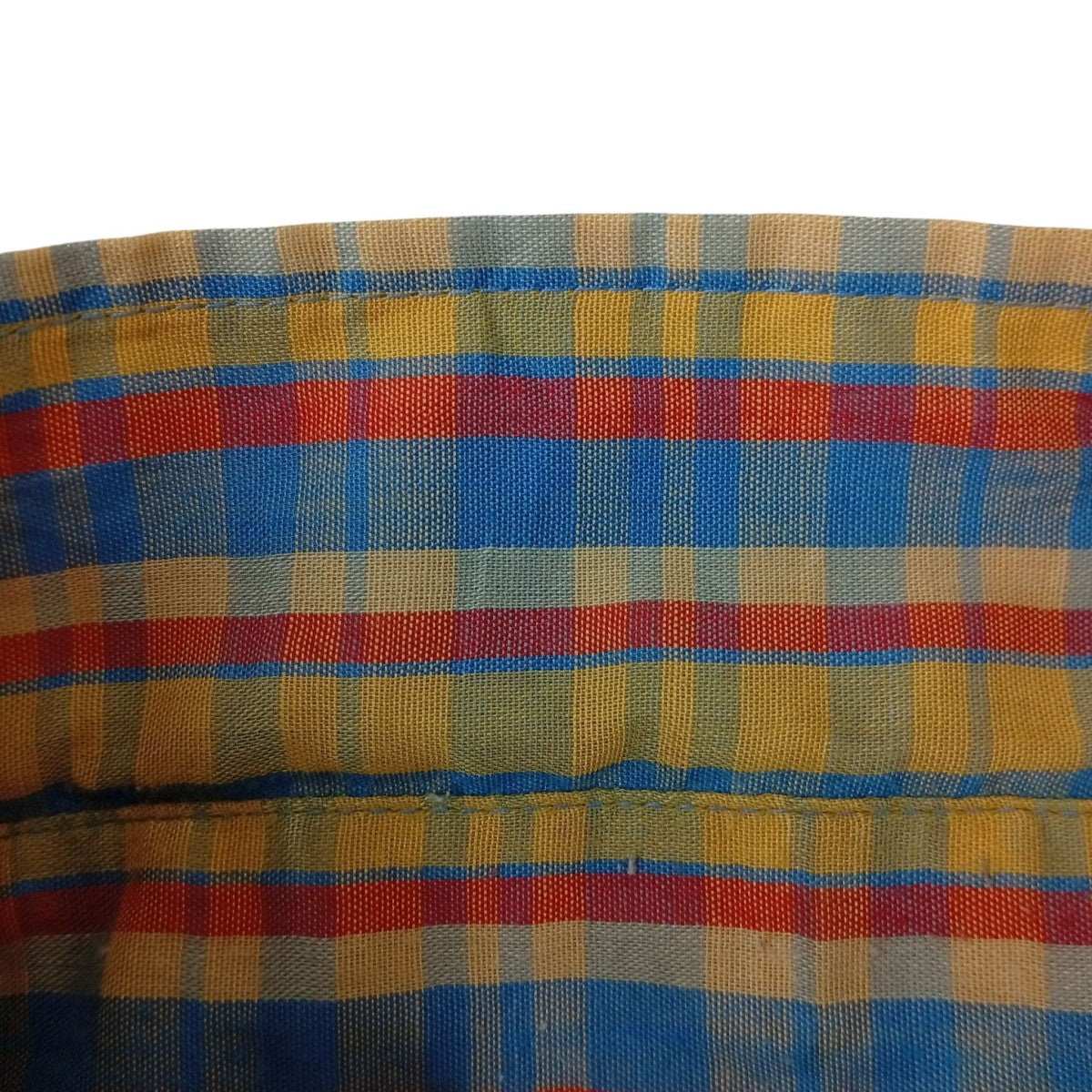 WOOLRICH 白タグ 70Sチェック長袖シャツ 古着・中古-4枚目のアイテム画像