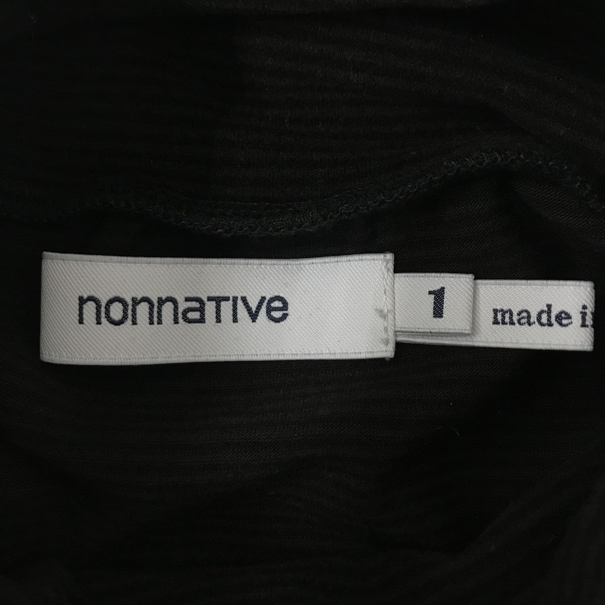 nonnative DWELLER TURTLE NECK L S TEE A M P JERSEY BORDERボーダータートルネックカットソーNN-C3613 古着・中古-3枚目のアイテム画像