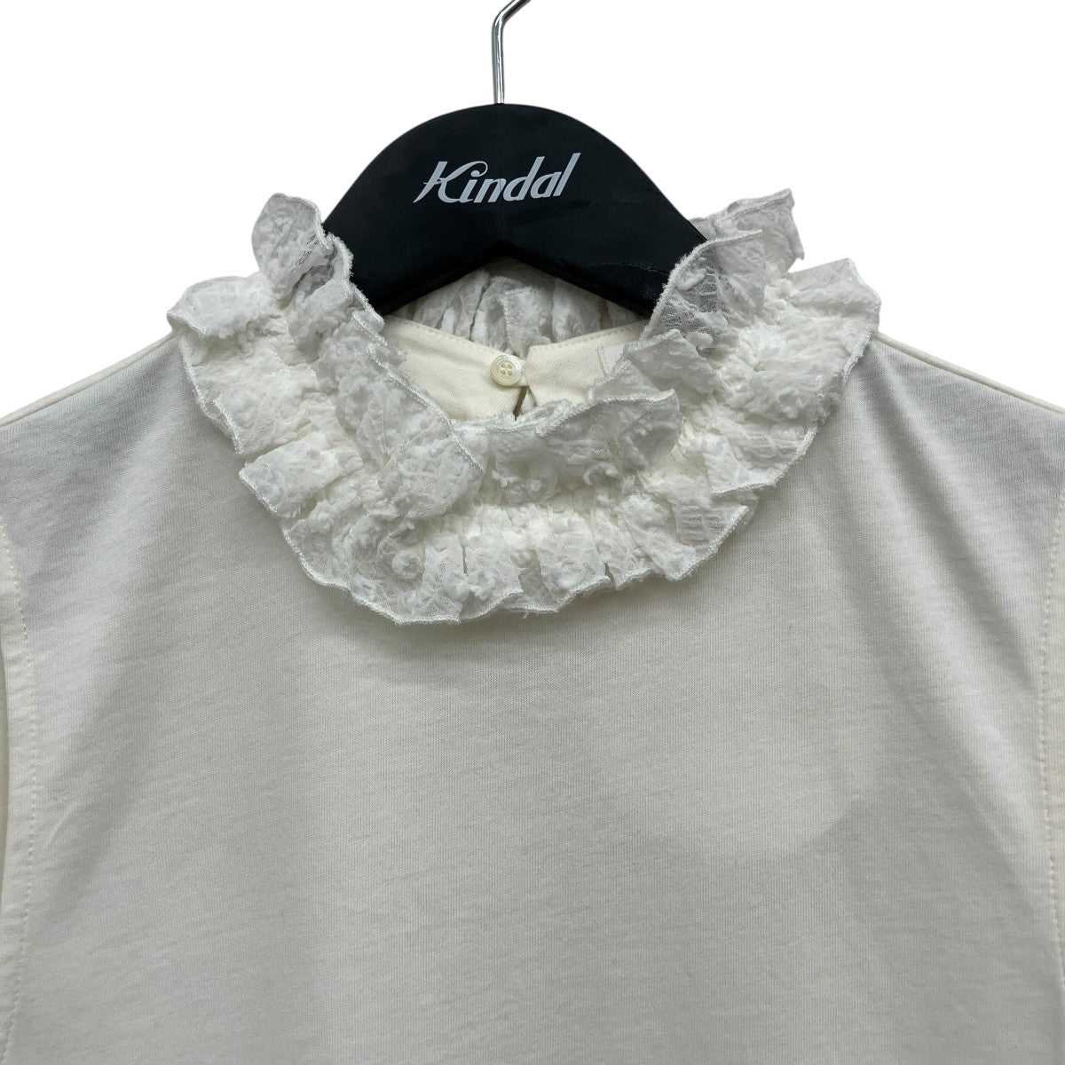 SEE BY CHLOE スリーブレスラッフルネックトップノースリーブブラウスS6AJH10 古着・中古-6枚目のアイテム画像