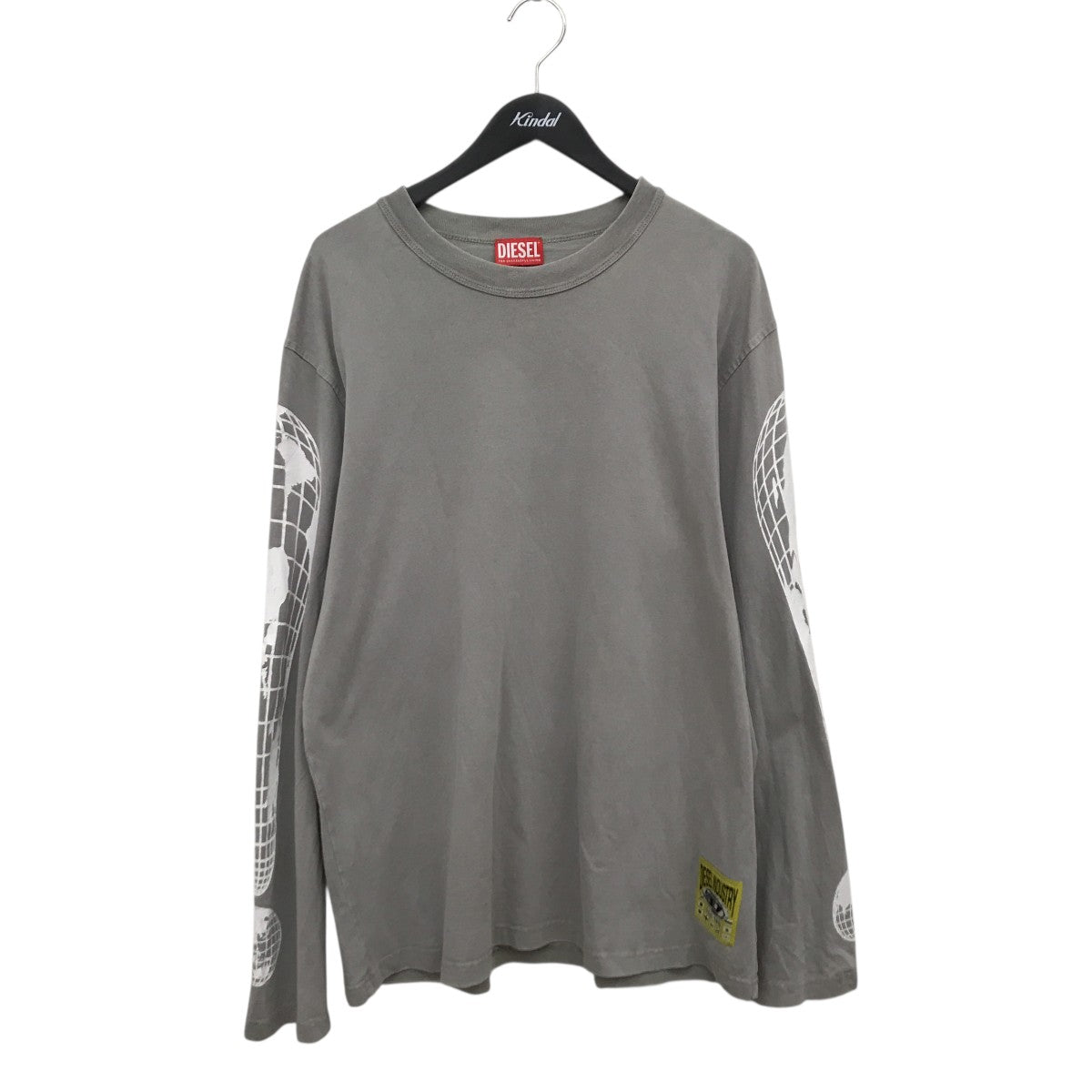 DIESEL T-CRANE-LS-L3長袖Tシャツ0DNAW 古着・中古-1枚目のアイテム画像