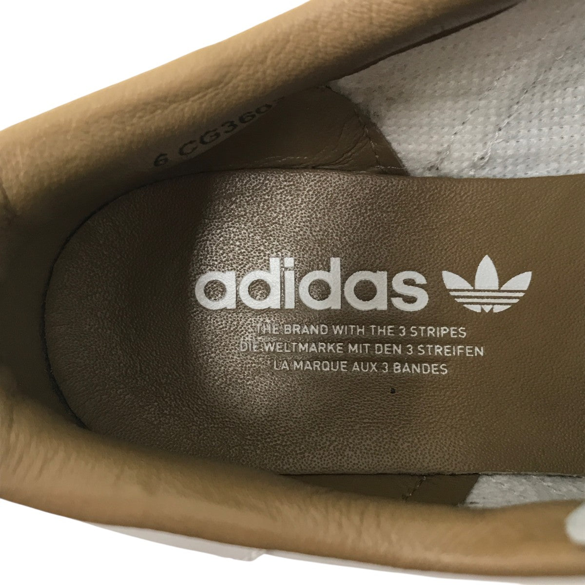 adidas×IENA 別注 SUPER STAR 80sスニーカーCG3603 古着・中古-6枚目のアイテム画像