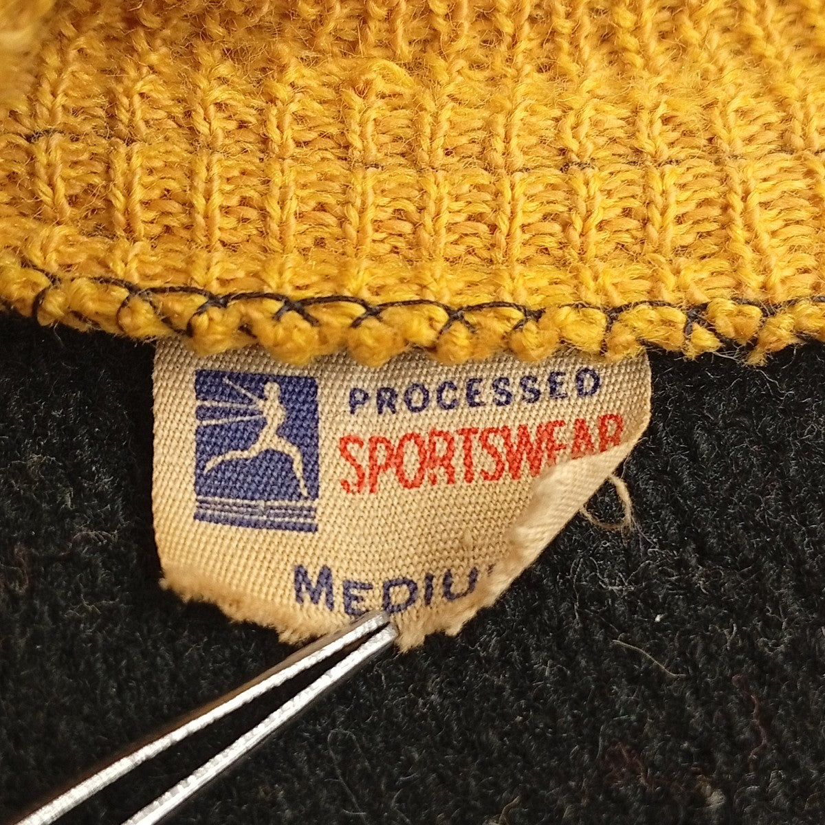 Champion 50~60s 小文字ランタグスタジャン 古着・中古-3枚目のアイテム画像
