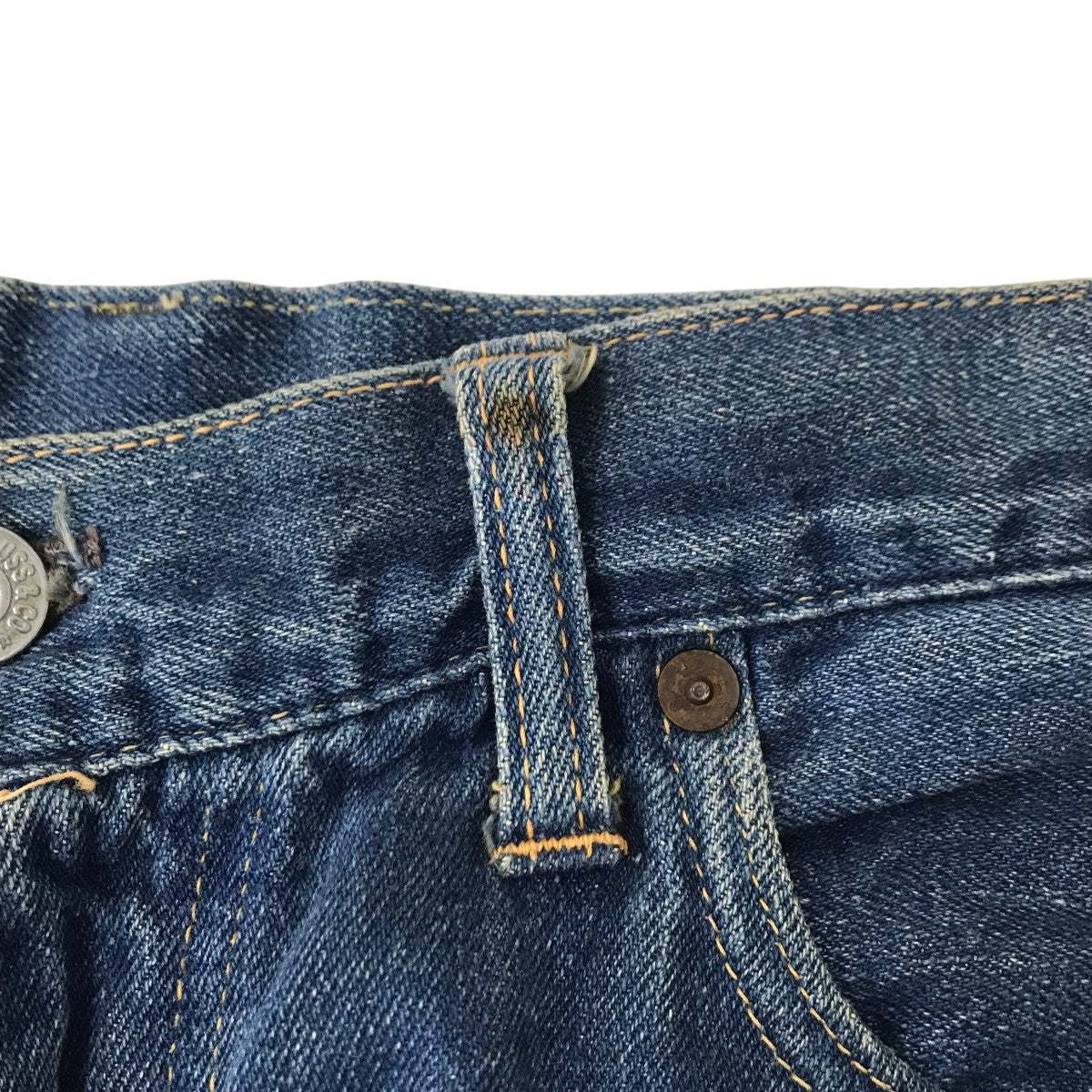 LEVI’S 701 BIG E モンロー 脇割 GRIPPERデニムパンツ 古着・中古-10枚目のアイテム画像