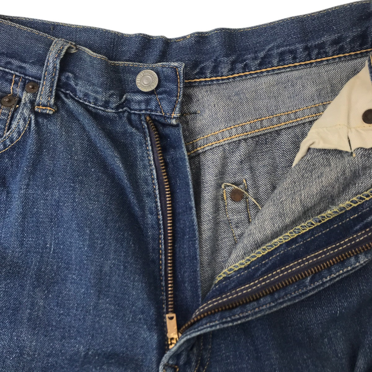 LEVI’S 701 BIG E モンロー 脇割 GRIPPERデニムパンツ 古着・中古-3枚目のアイテム画像