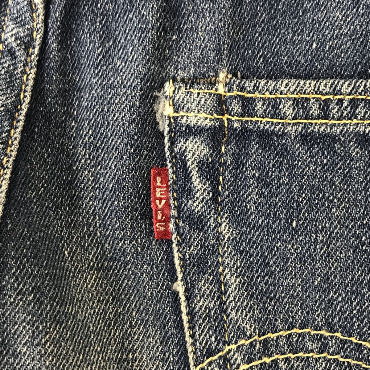 LEVI’S 701 BIG E モンロー 脇割 GRIPPERデニムパンツ 古着・中古-5枚目のアイテム画像