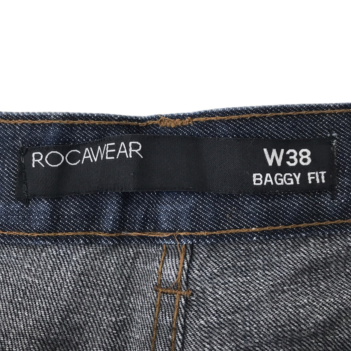 ROCA WEAR(ロカウェア) BAGGY FITデニムパンツ インディゴ サイズ 38