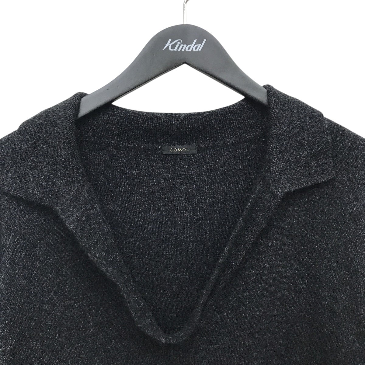 カシミヤ スキッパーニットスキッパーニットポロA03-06011
