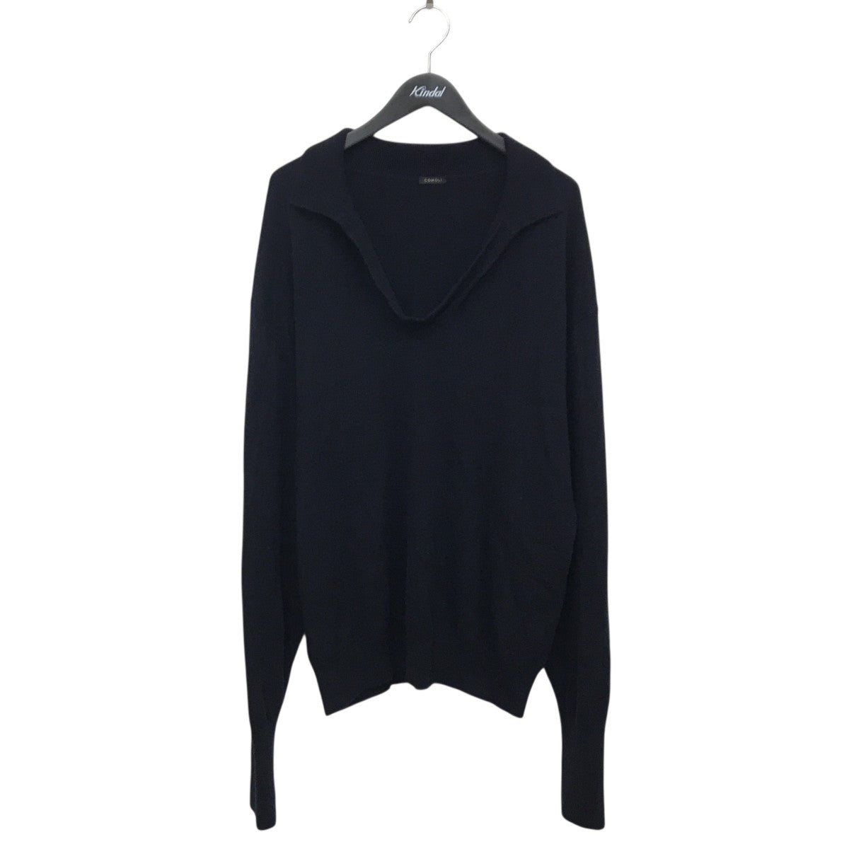 カシミヤ スキッパーニットスキッパーニットポロA03-06011