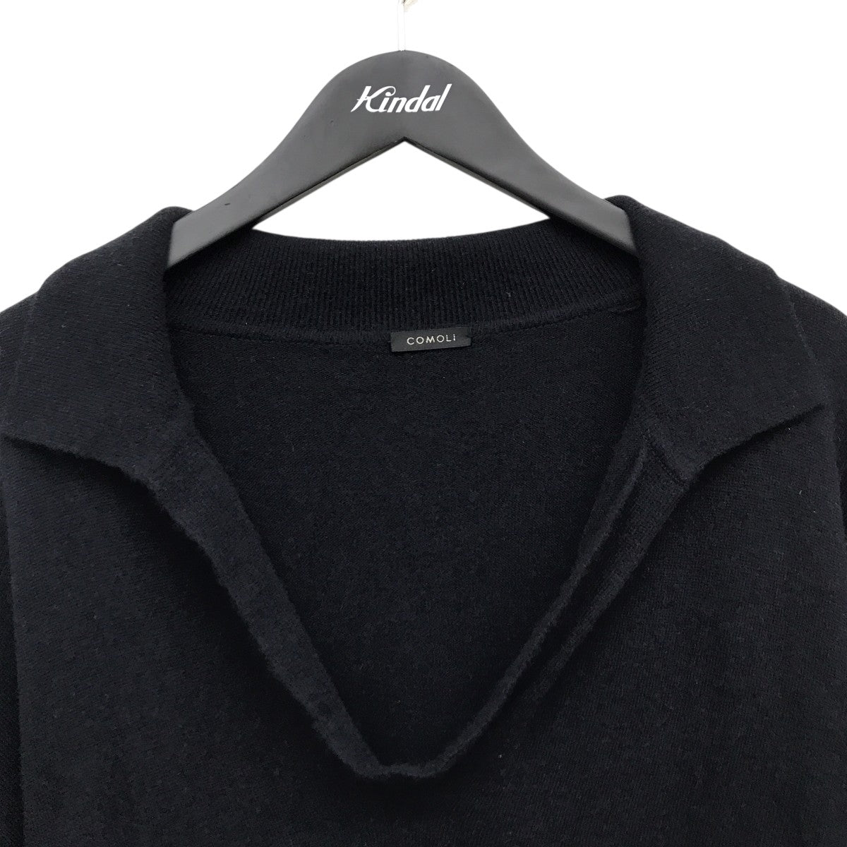 カシミヤ スキッパーニットスキッパーニットポロA03-06011