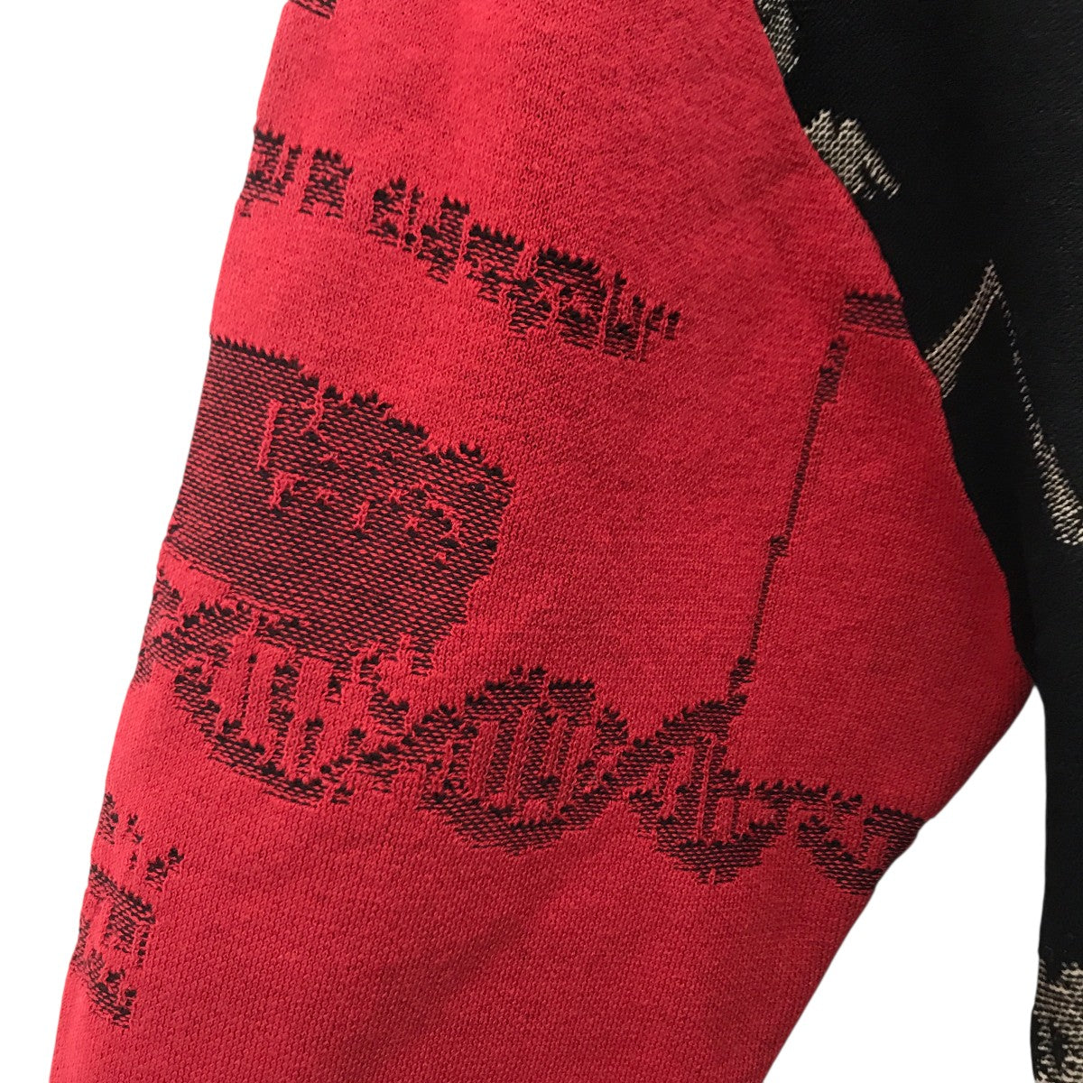 JACQUARD COTTON CREWNECK SWEATERセーターBAL-2096