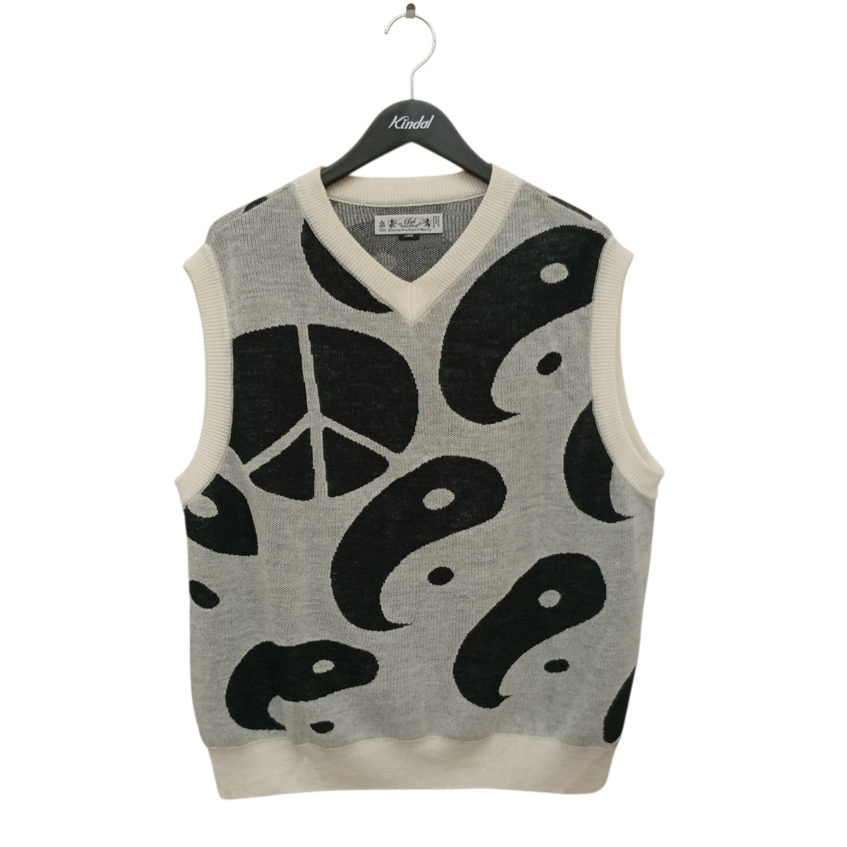 JACQUARD RAMIE VESTニットベスト