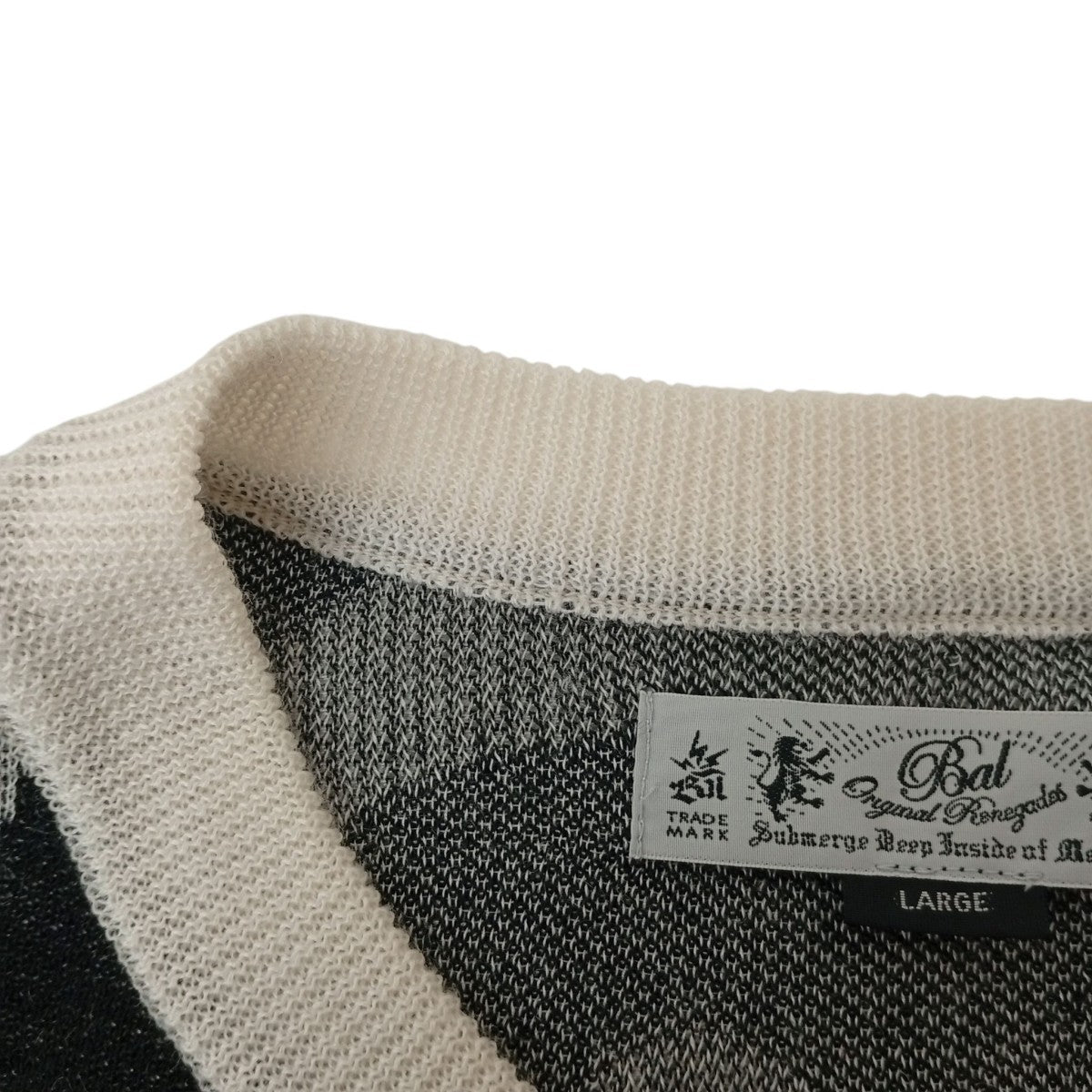 JACQUARD RAMIE VESTニットベスト