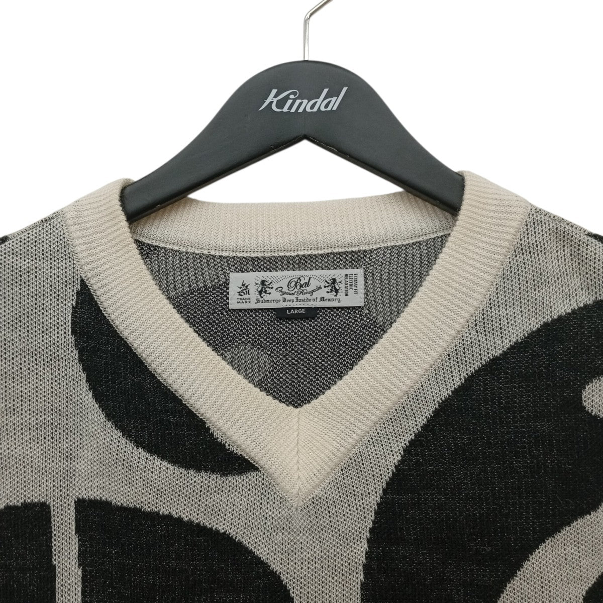JACQUARD RAMIE VESTニットベスト