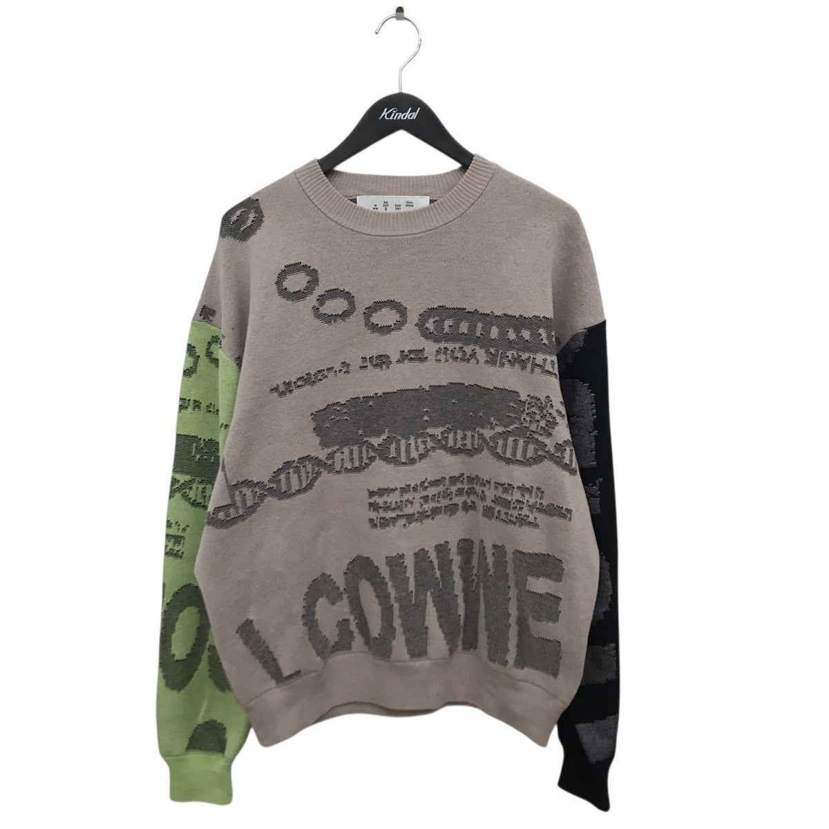 JACQUARD COTTON CREWNECK SWEATERセーターBAL-2096