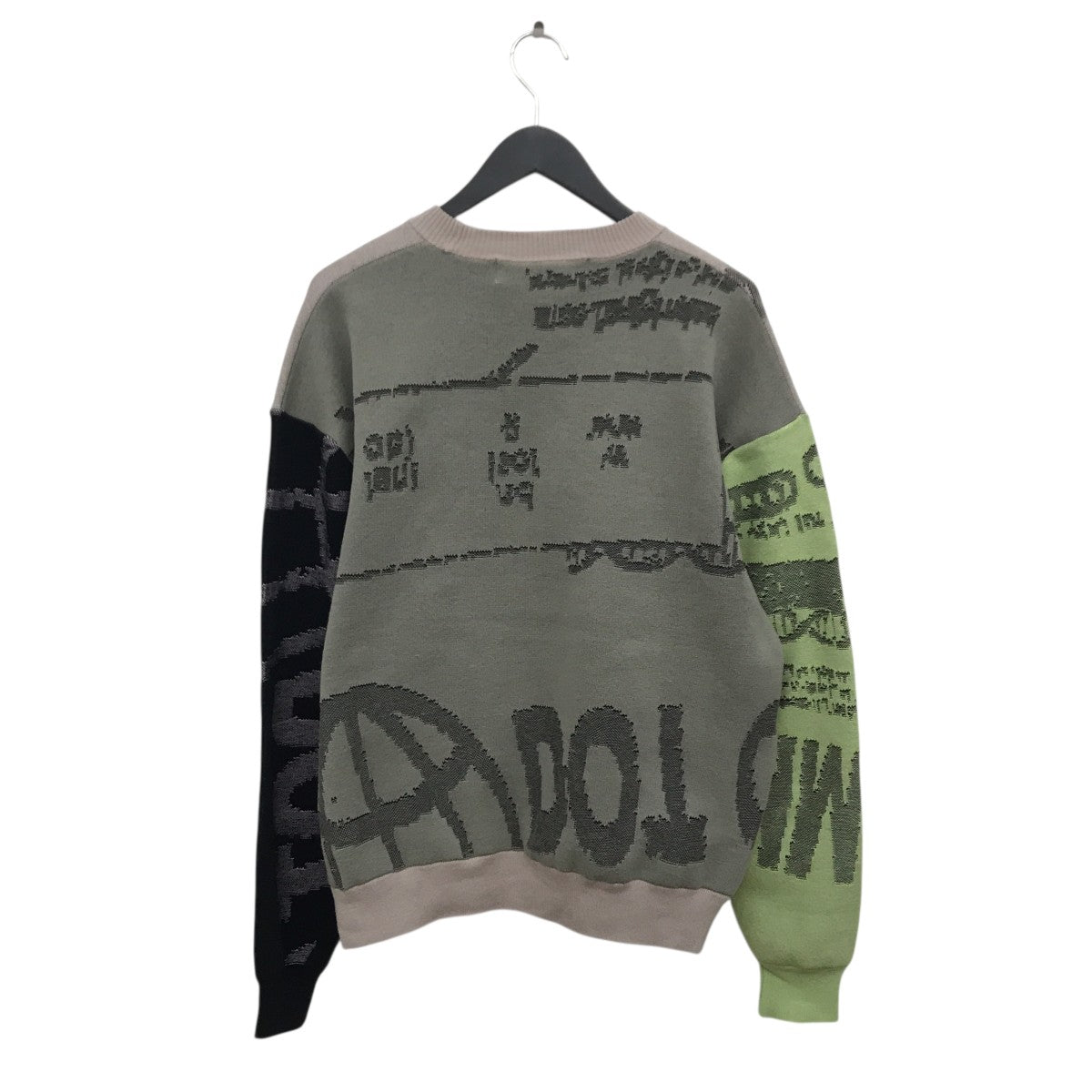 JACQUARD COTTON CREWNECK SWEATERセーターBAL-2096
