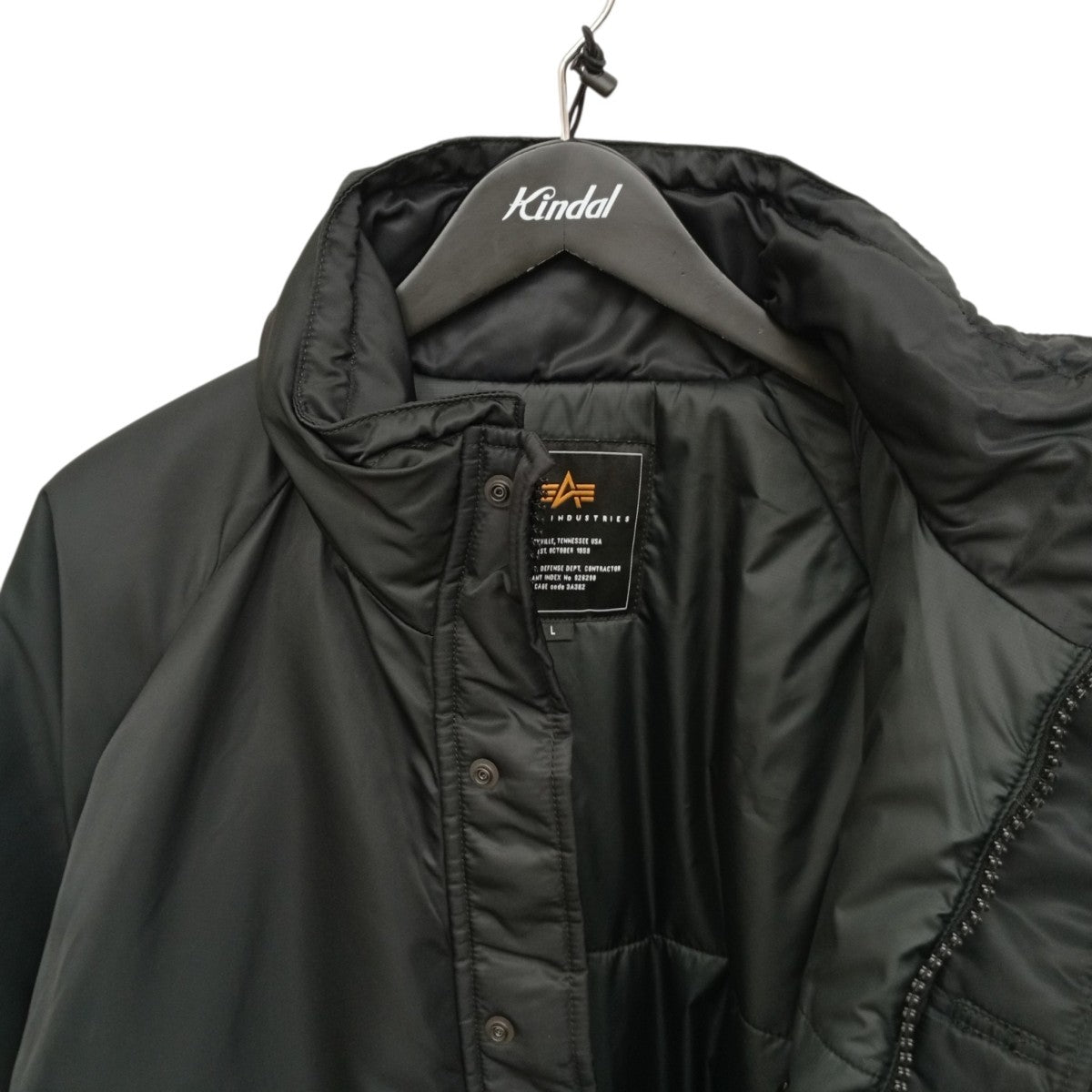 ALPHA×MONKEY TIME 別注FLIGHT NYLON COLD中綿ジャケットTA1694 古着・中古-4枚目のアイテム画像