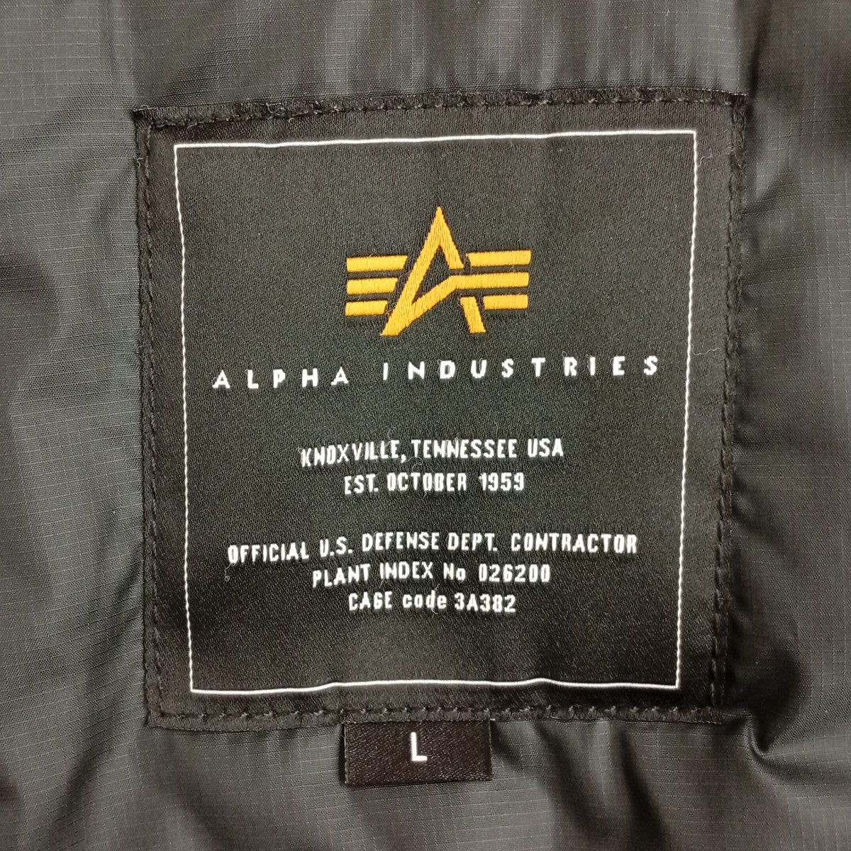 ALPHA×MONKEY TIME 別注FLIGHT NYLON COLD中綿ジャケットTA1694 古着・中古-6枚目のアイテム画像