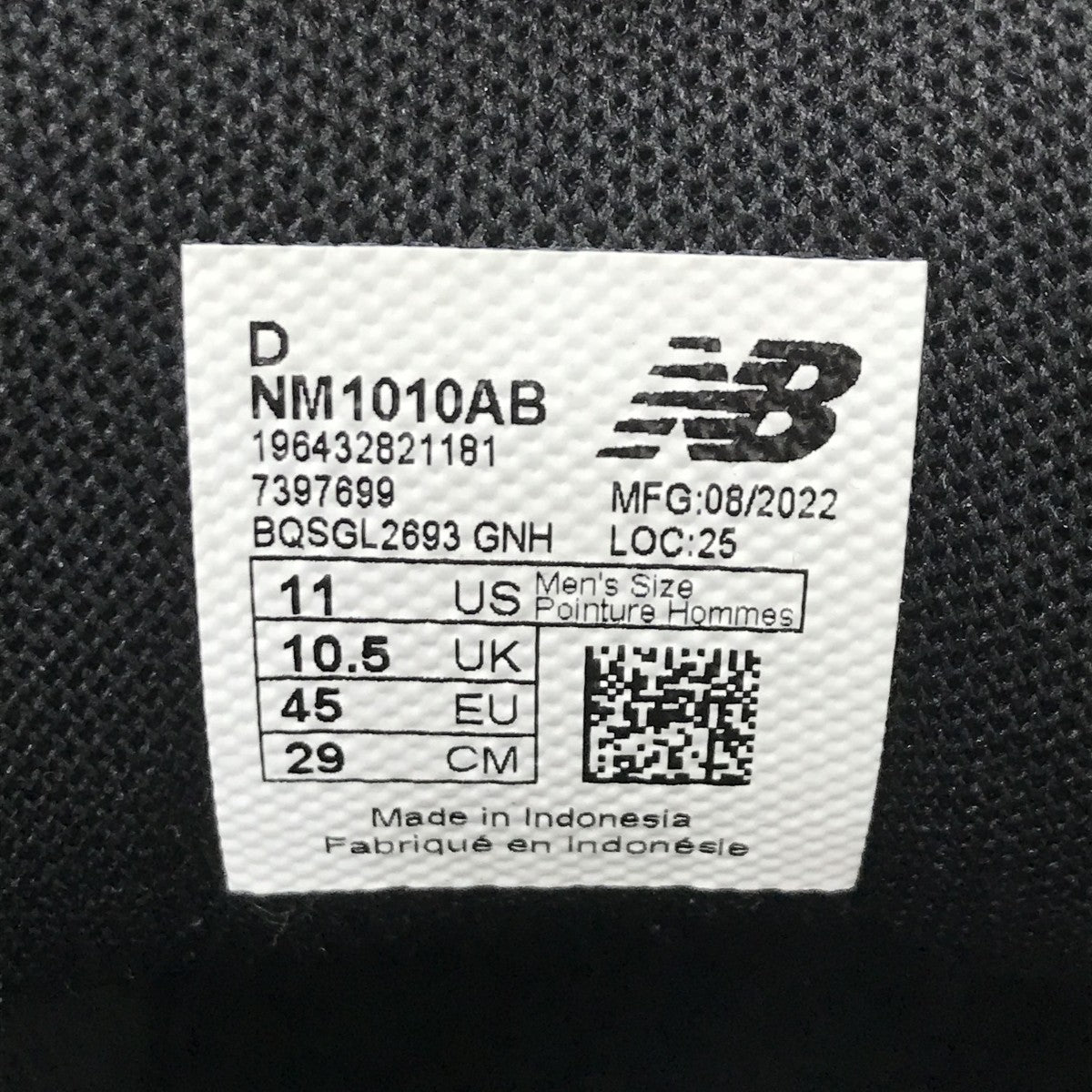 NEW BALANCE NumericスニーカーNM1010AB 古着・中古-4枚目のアイテム画像