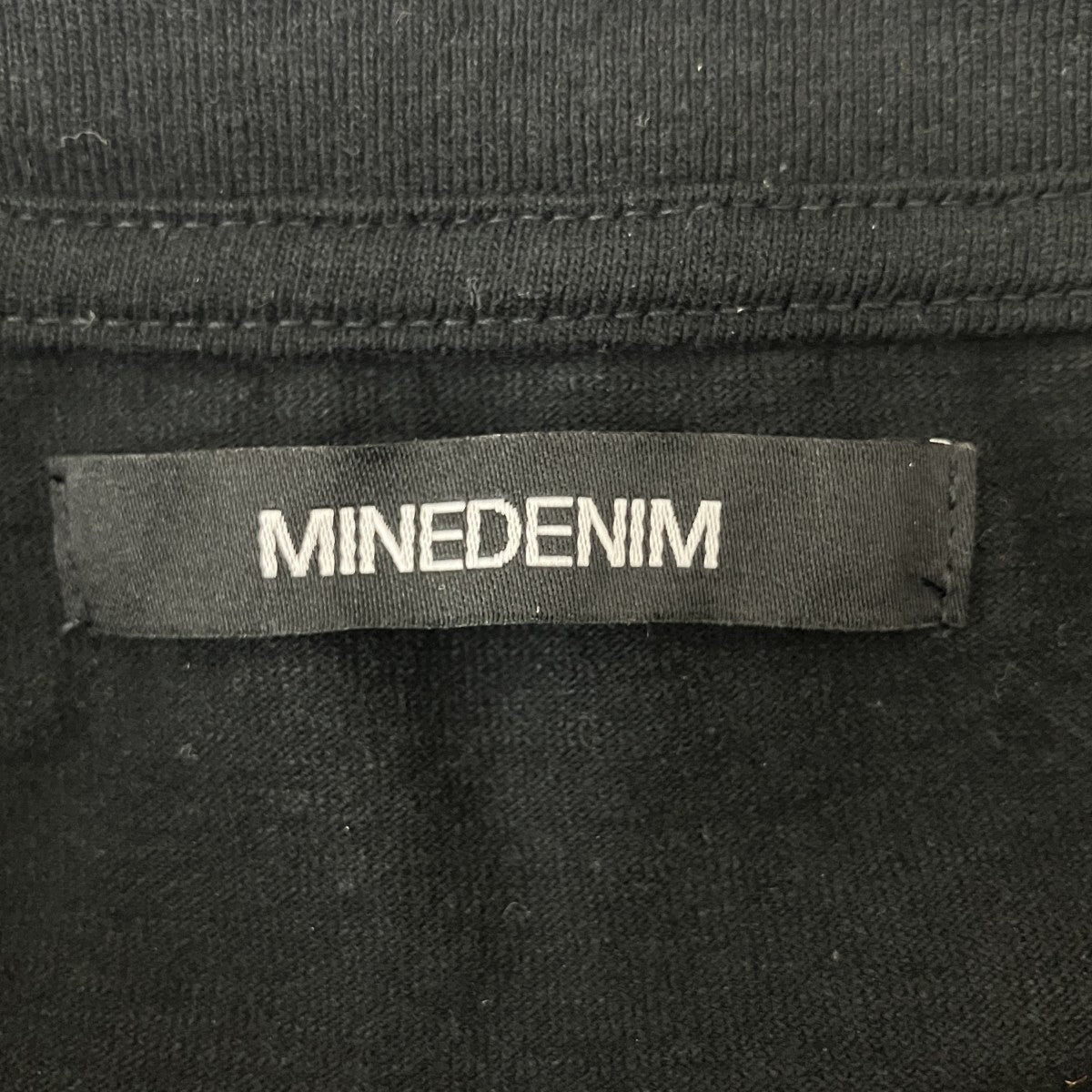 MINEDENIM Monochrome Two tone Face Crewneck T-SHTシャツ2504-4002-99-L2 古着・中古-3枚目のアイテム画像