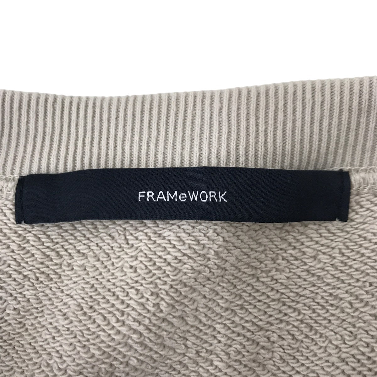 FRAMeWORK ボートネックワイドスウェットトレーナー24070220737040 古着・中古-3枚目のアイテム画像